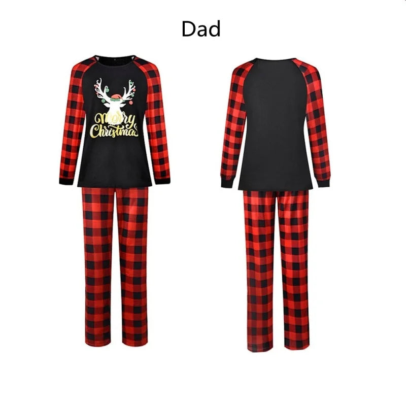 Family Christmas Pajamas Xmas Family Matching Nightwear