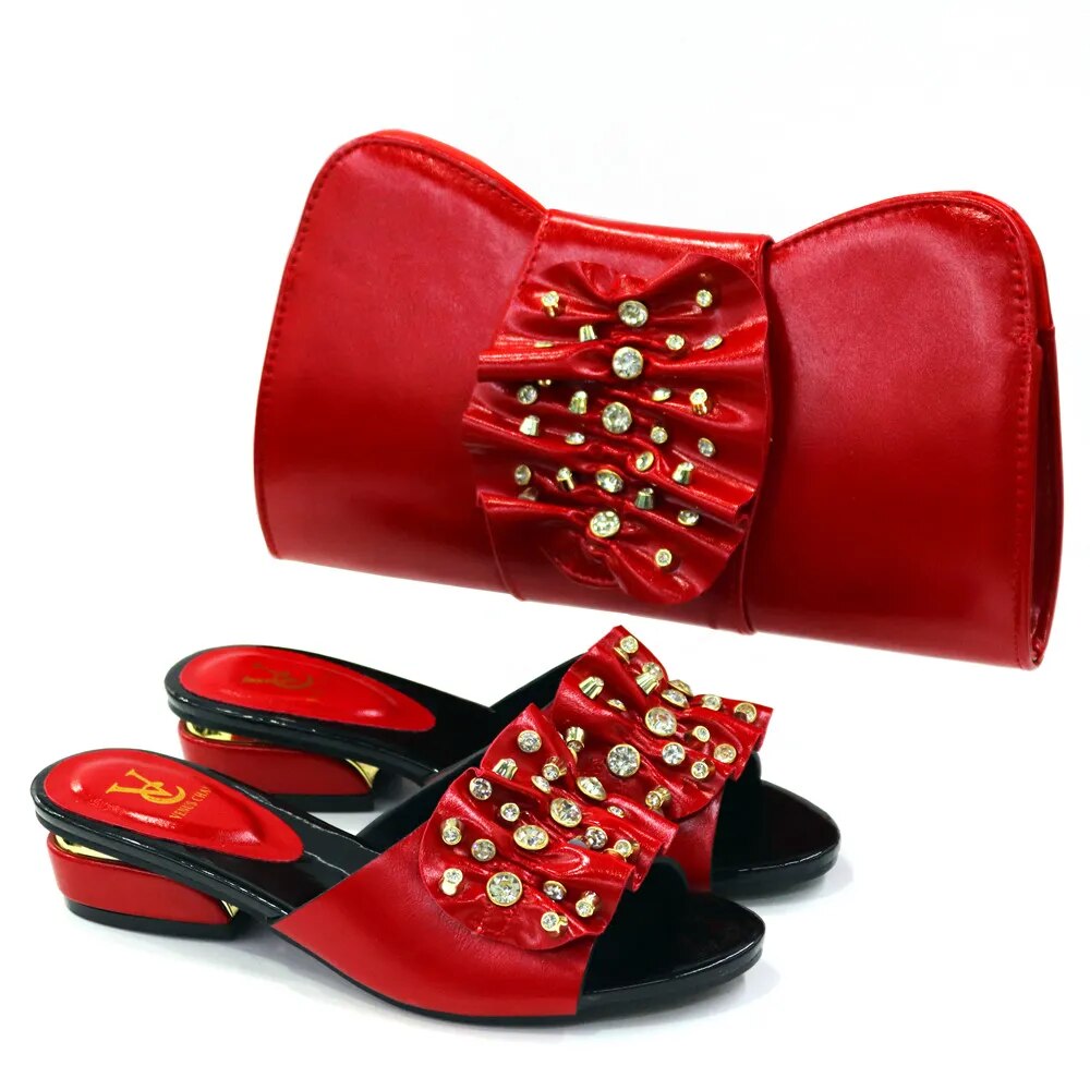 African Shoes and Matching Bags Italian Pumps Matching Shoe and Bag Set