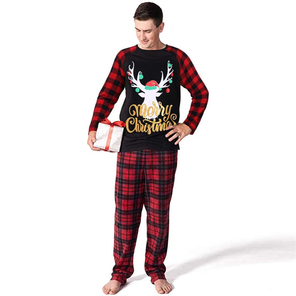 Family Christmas Pajamas Xmas Family Matching Nightwear