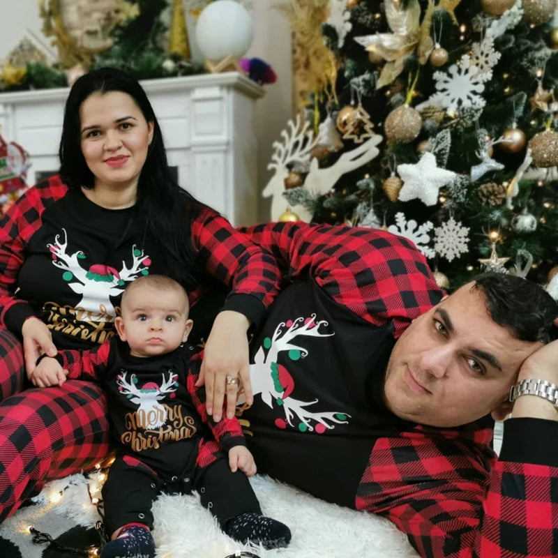 Family Christmas Pajamas Xmas Family Matching Nightwear