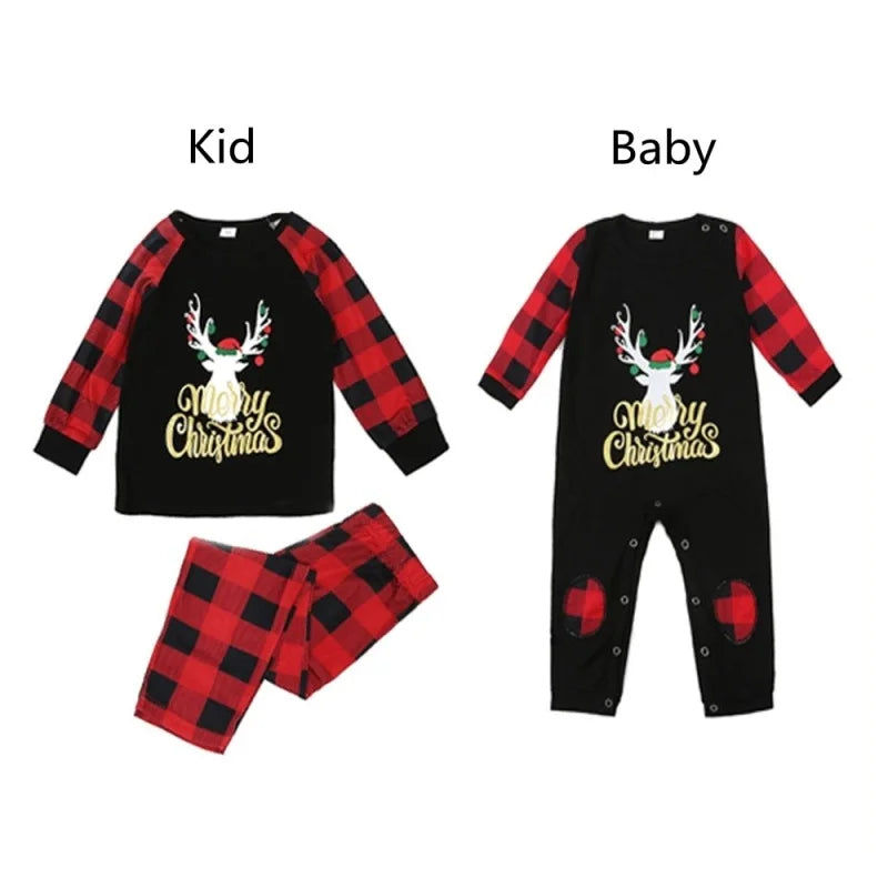 Family Christmas Pajamas Xmas Family Matching Nightwear