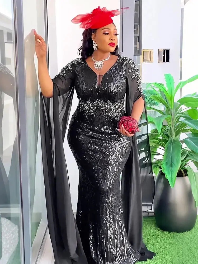 Plus Size African Party Dresses – Dashiki, Ankara & Sequin Gowns