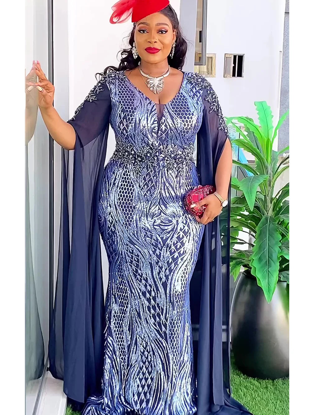 Plus Size African Party Dresses – Dashiki, Ankara & Sequin Gowns