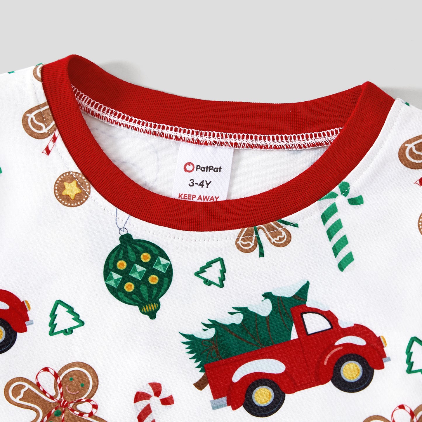 Christmas Family Matching Allover Red Truck Pajamas Sets