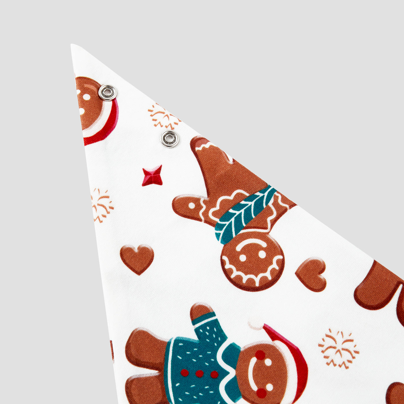 Christmas Cartoon Gingerbread Man Allover Pajamas