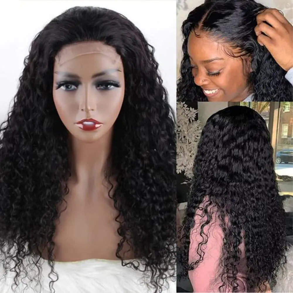 36" Loose Deep Wave HD Lace Frontal Glueless Wig for Women