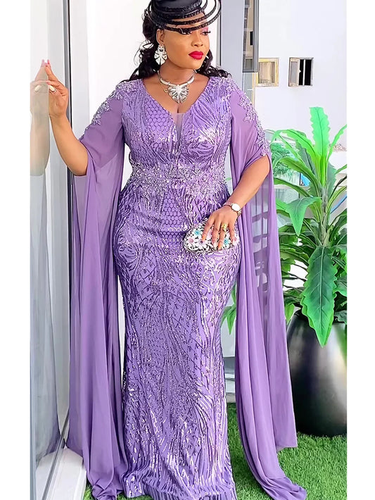 Plus Size African Party Dresses – Dashiki, Ankara & Sequin Gowns