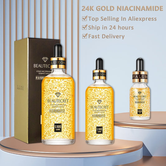 Skincare Product 24K Gold Niacinamide Face Serum