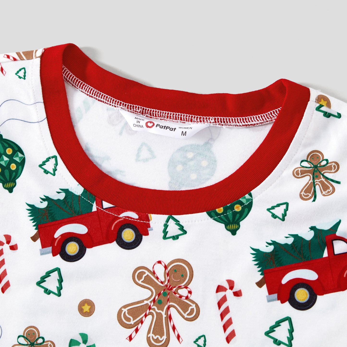 Christmas Family Matching Allover Red Truck Pajamas Sets