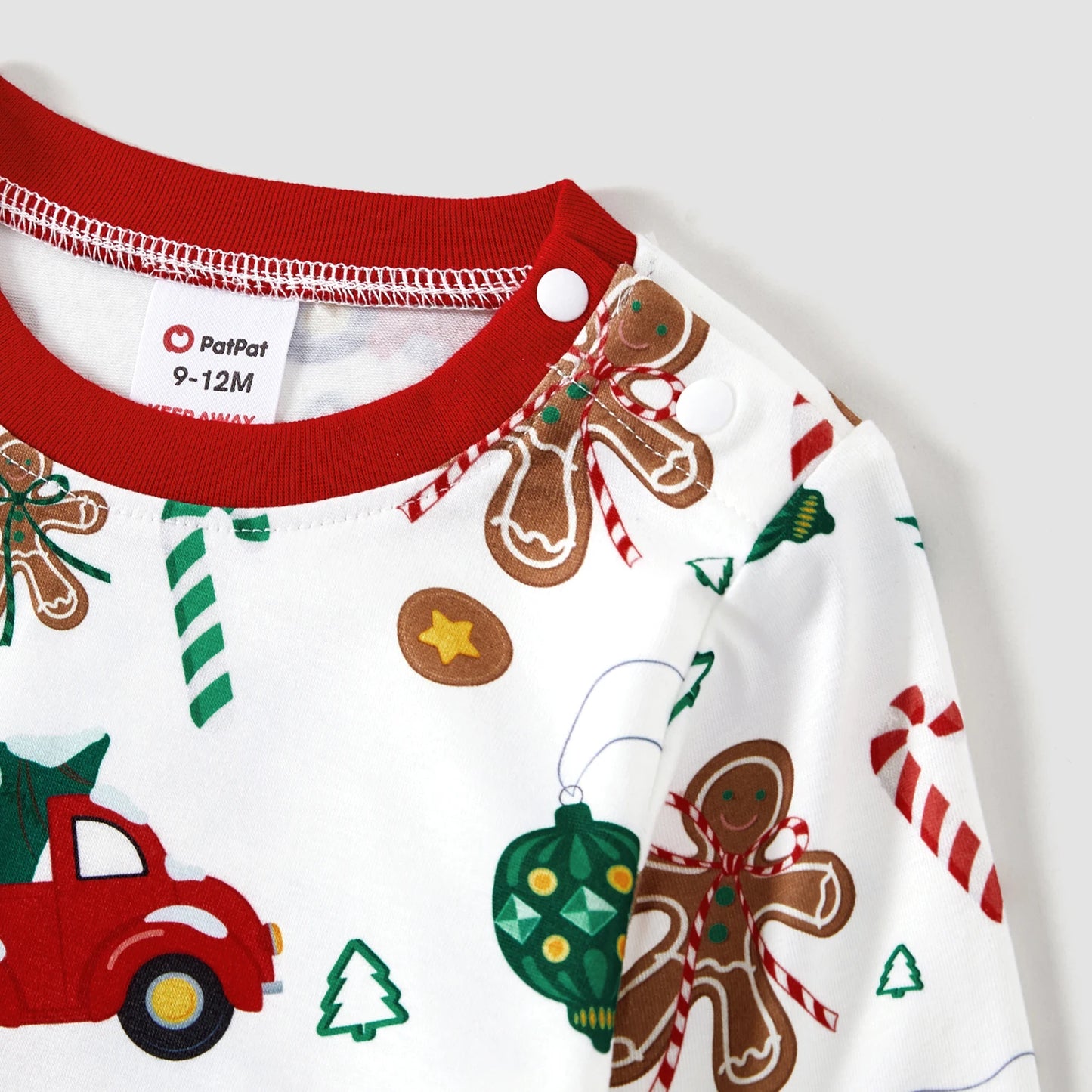 Christmas Family Matching Allover Red Truck Pajamas Sets