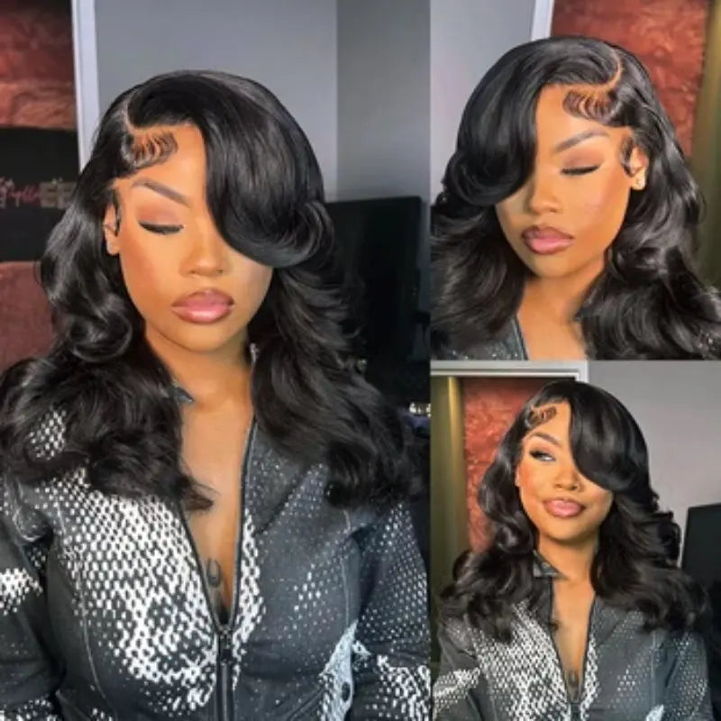 Brazilian Body Wave Bob Wig, HD Lace, Glueless, 250% Density