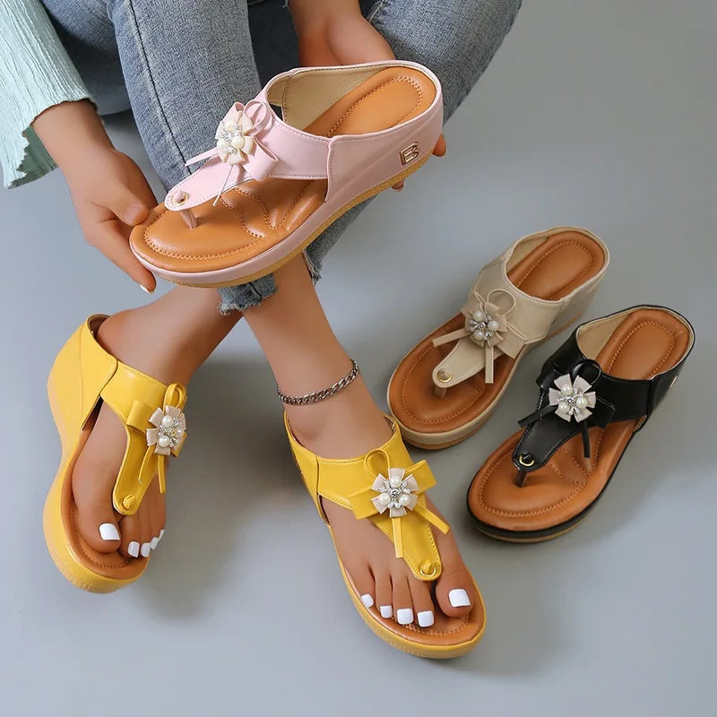 Summer Sandals Big Size Platform Wedges Comfortable Beach Shoes