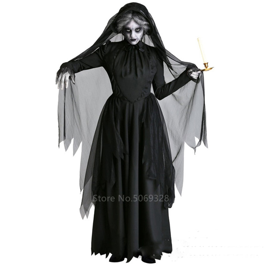 Witch Women Scary Zombie Vampire Halloween Costume