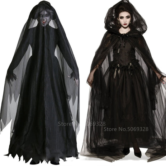 Witch Women Scary Zombie Vampire Halloween Costume