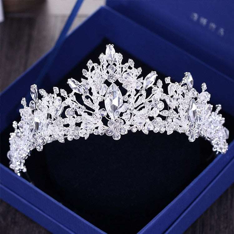 Diverse Silver Gold Color Crystal Crowns Bride tiara Wedding Hair Jewelry Accessories