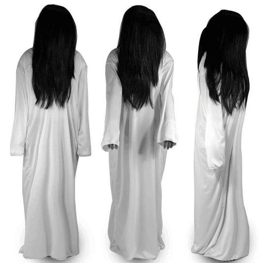 Halloween Scary Sadako Costumes With Wig