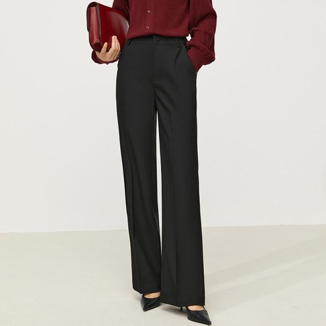 Amii Minimalism  Fashion Blazer Coat V-Neck Buttons Vest Women Blazer Suit Set