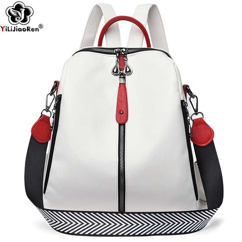 Fashion Women Backpack Soft Leather Backpack