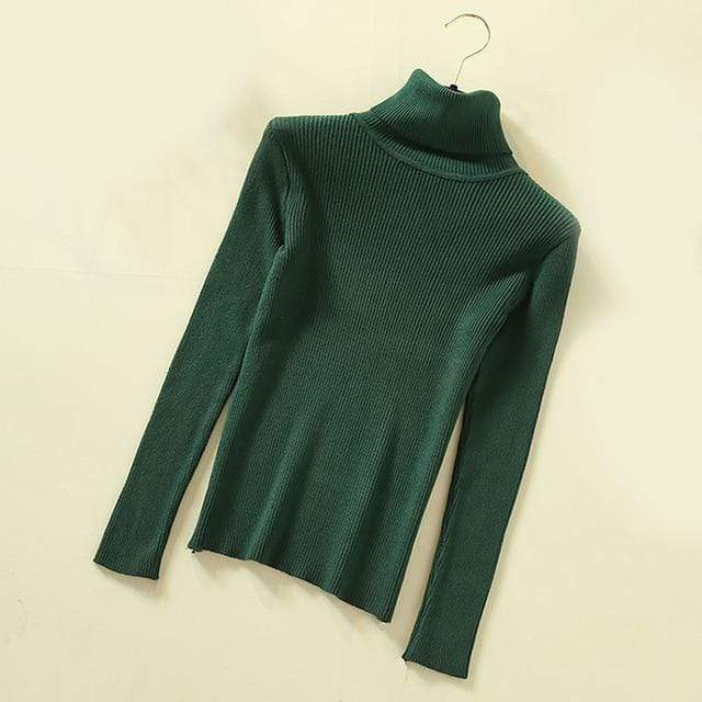 Lucyever Turtleneck Women Pullover Sweater Spring Jumper Knitted Basic Top Fashion Autumn Long Sleeve Korean Ladies Clothes 2020