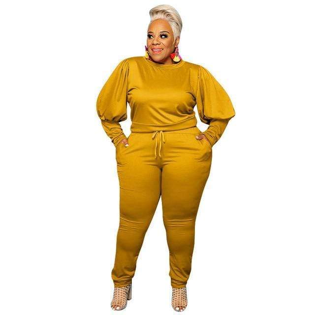 Plus Size Clothing 5xl Two Piece Outfits Women Sweatsuit
