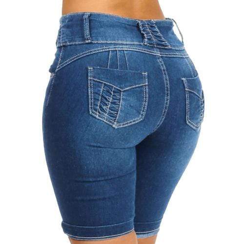 Plus Size Fashion Women Denim Shorts Pants Summer Skinny  Short Jeans