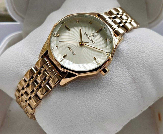 Raymond Swiss Prism Glass Design New Season Women 'S Wristwatch Classic Fashion Watches