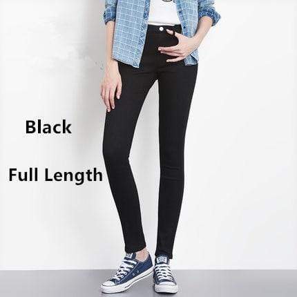 Women Jeans Plus Size Casual High  waist Summer Autumn Pant